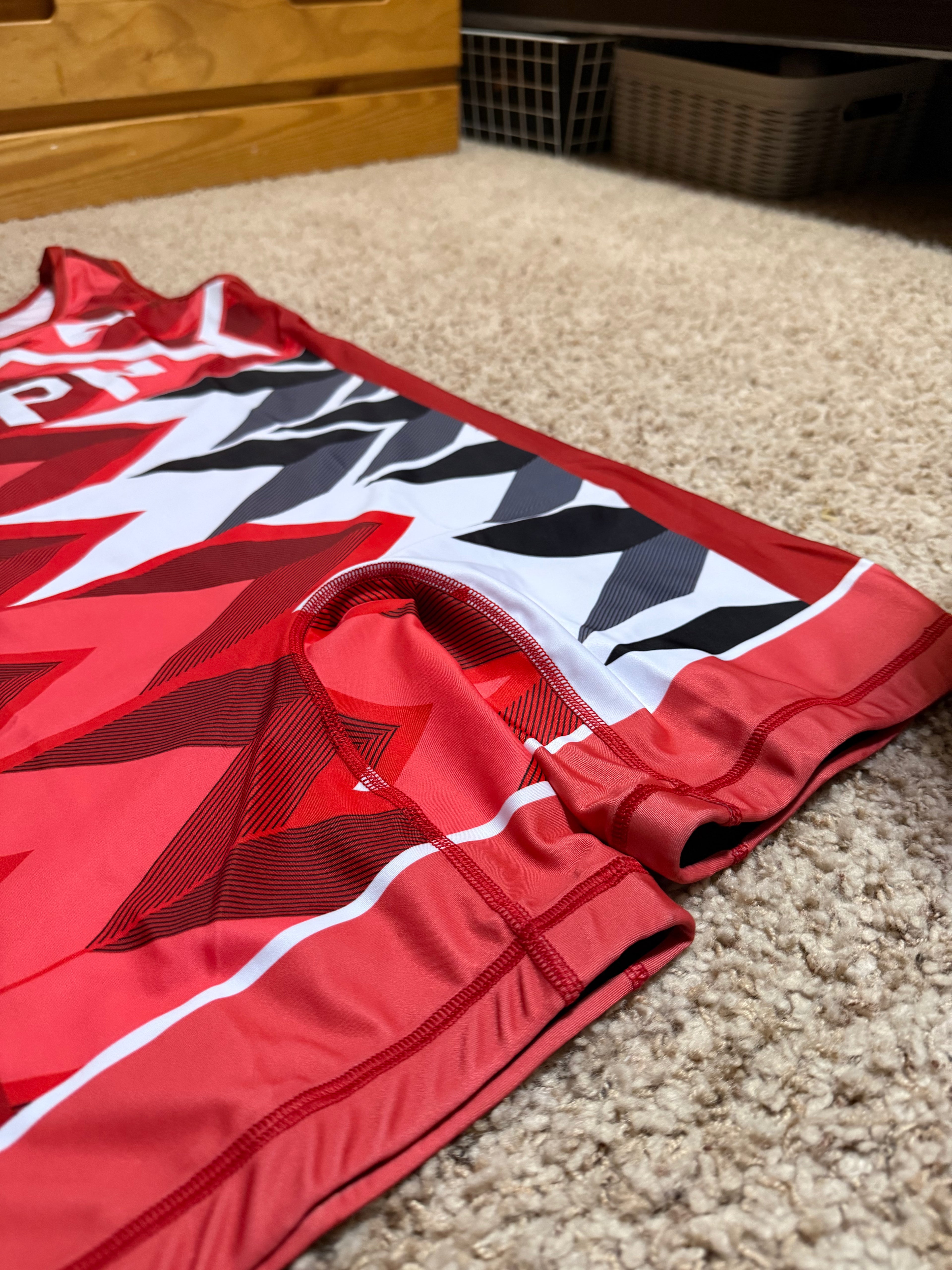 2024 Paris Olympic Team Japan World Team Wrestling Singlets Red