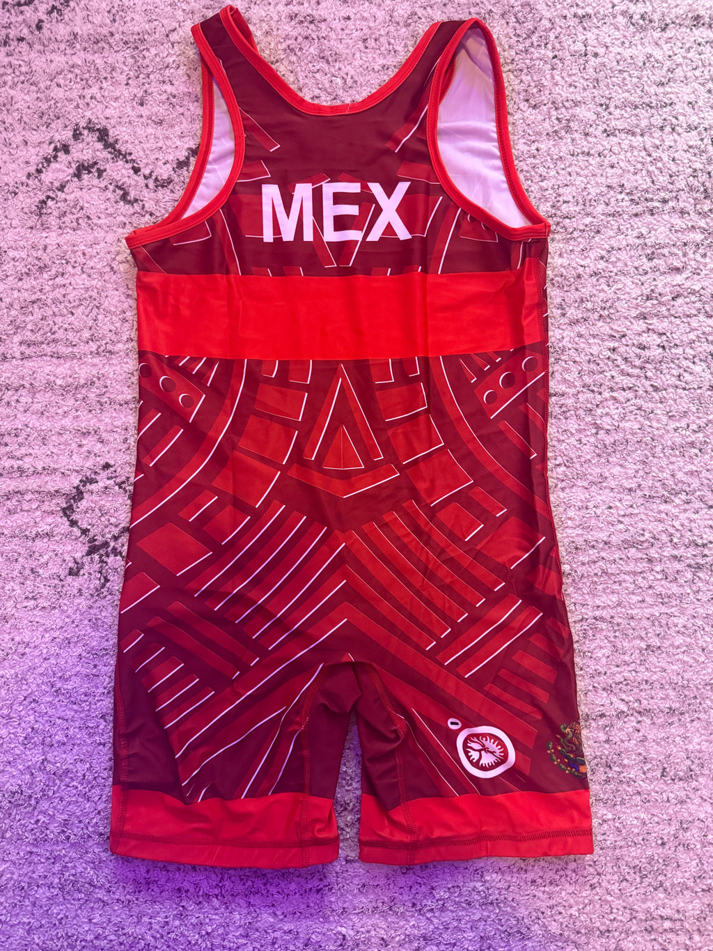 Team Mexico World Team Wrestling Singlet Red