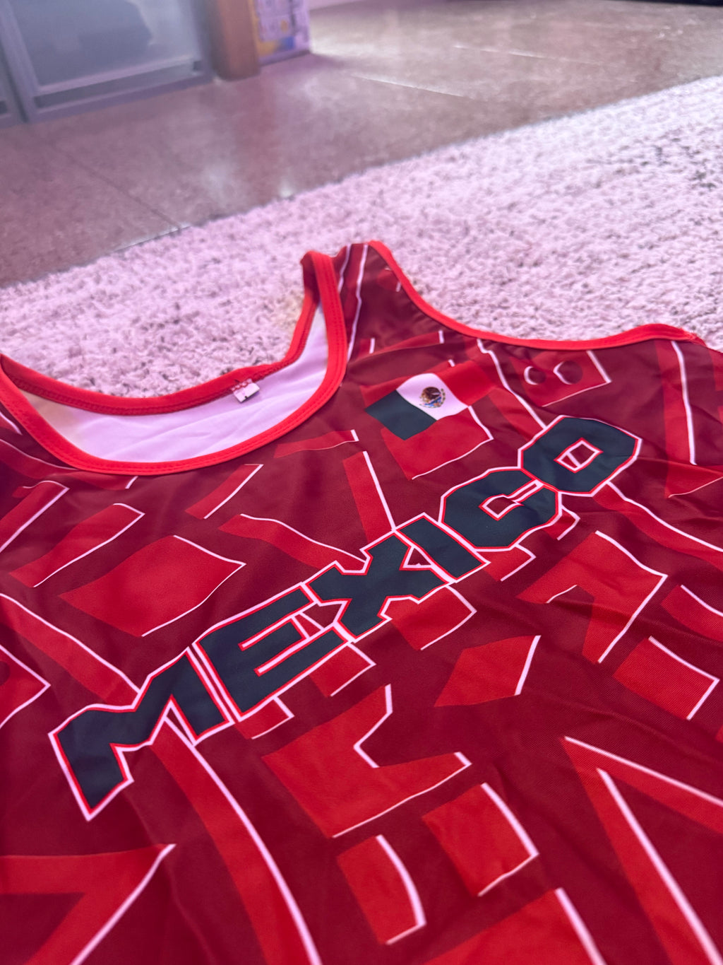 Team Mexico World Team Wrestling Singlet Red