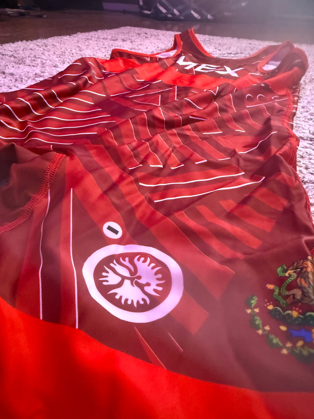 Team Mexico World Team Wrestling Singlet Red