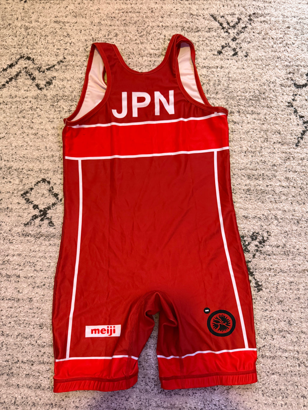 2020 Japan World Team Wrestling Singlet Red