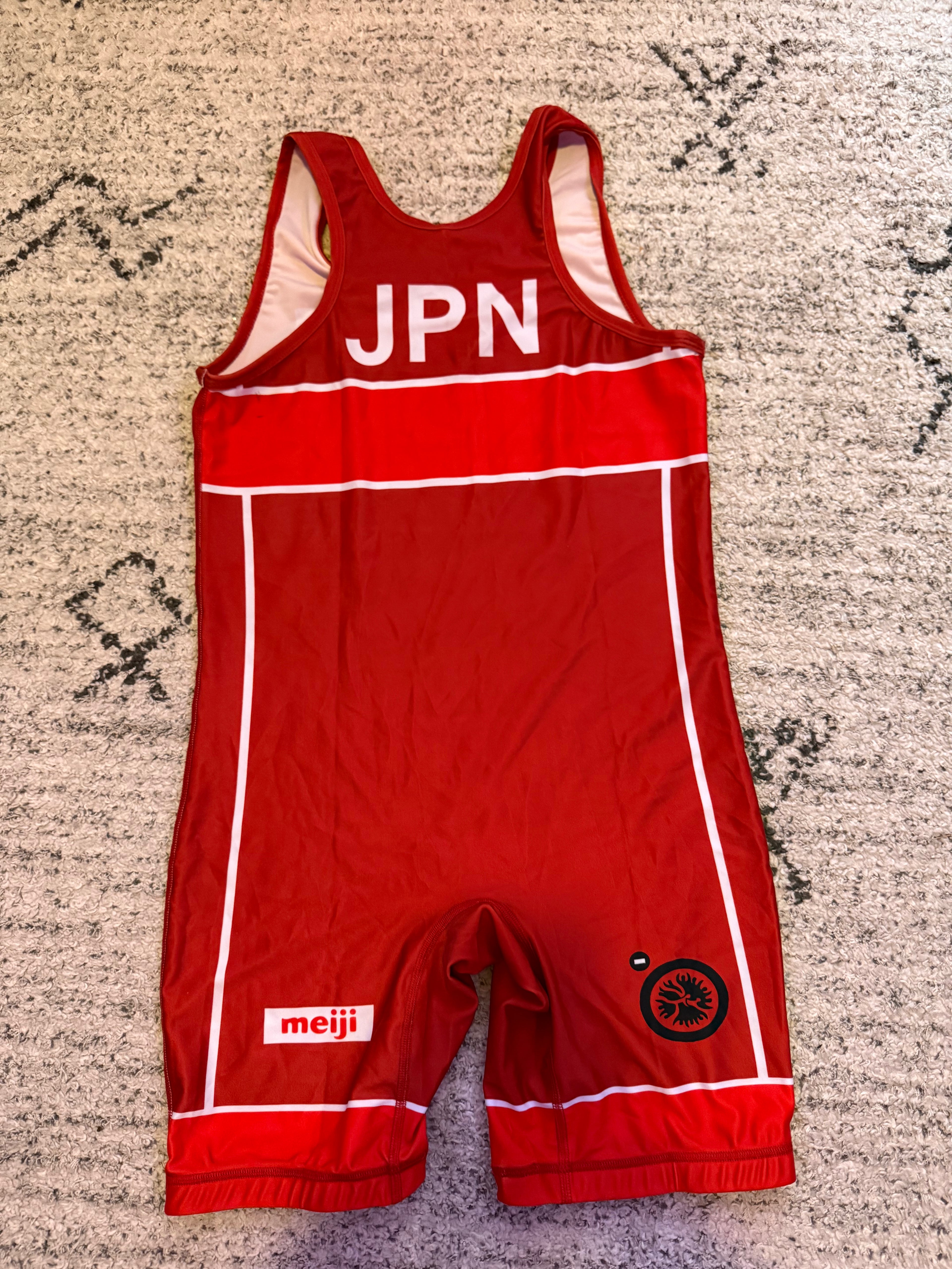 2020 Japan World Team Wrestling Singlet Red