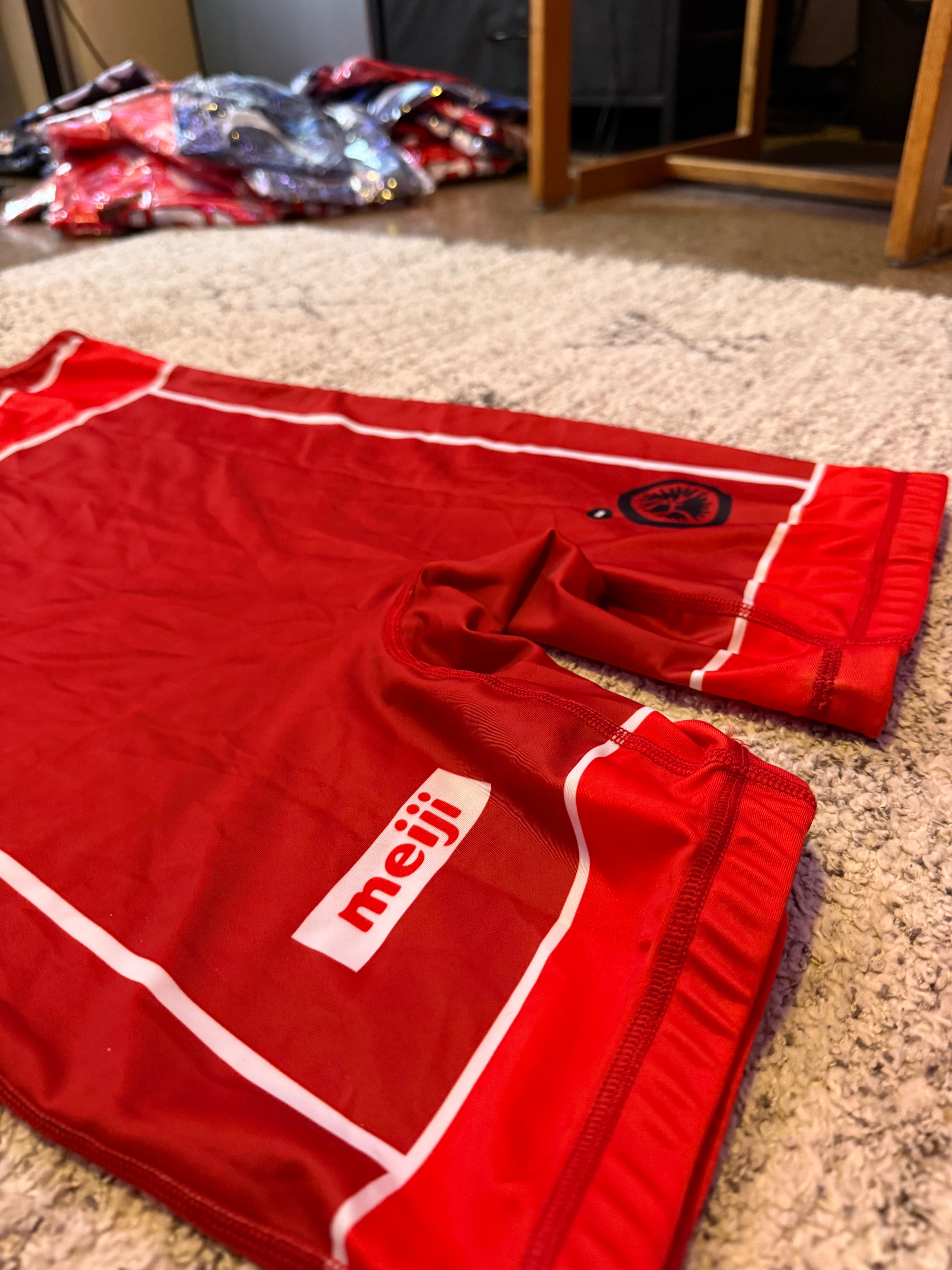 2020 Japan World Team Wrestling Singlet Red