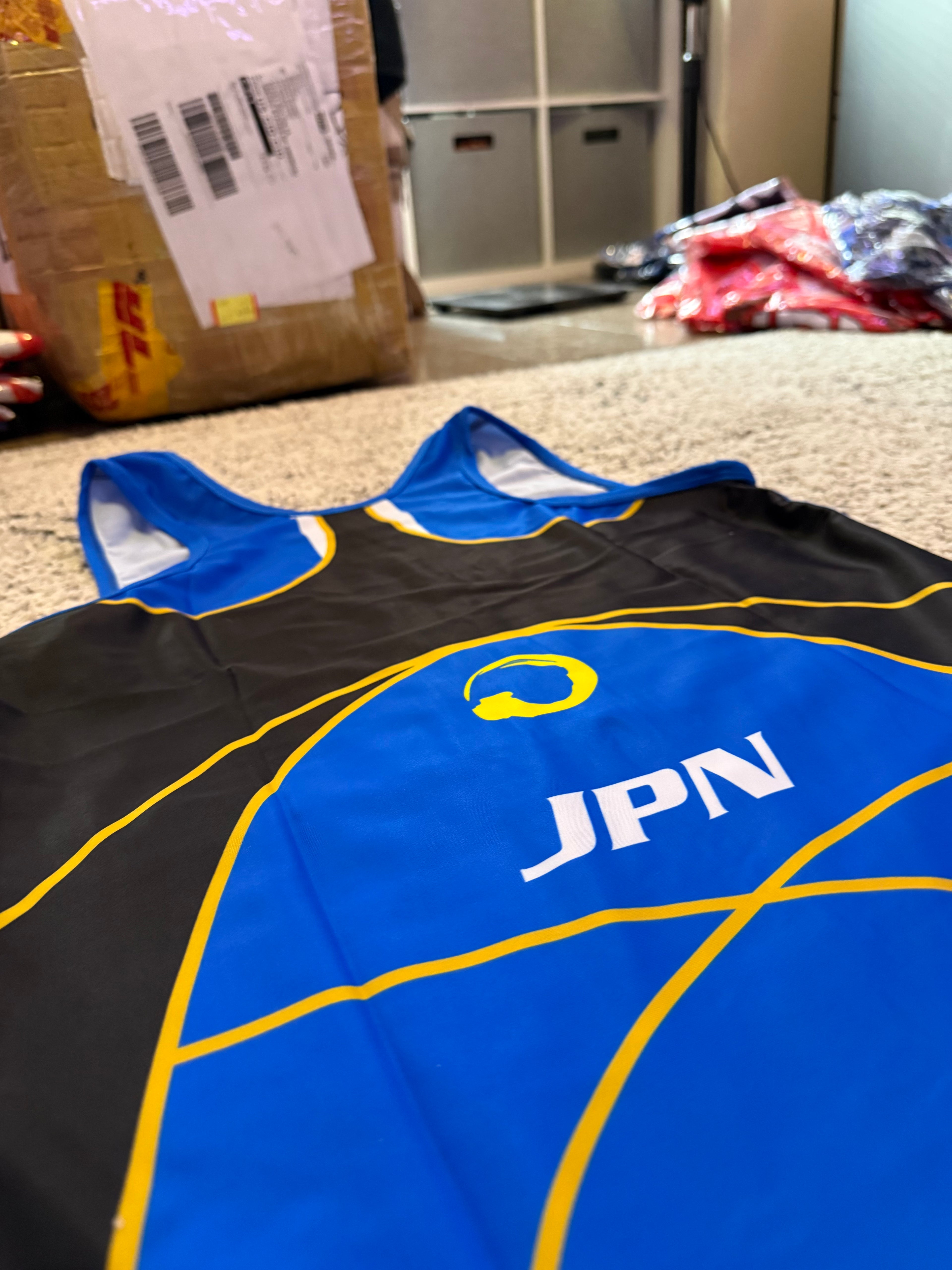 Vintage Japan Wrestling Wrestling Singlet Blue