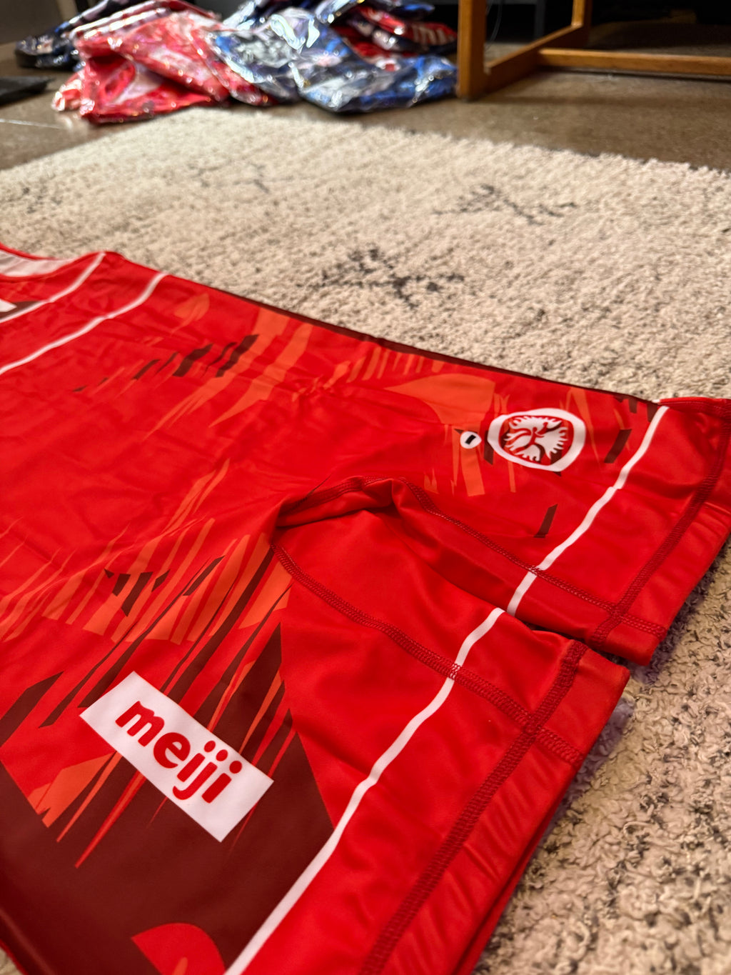 2025 Japan World Team Wrestling Singlet Red