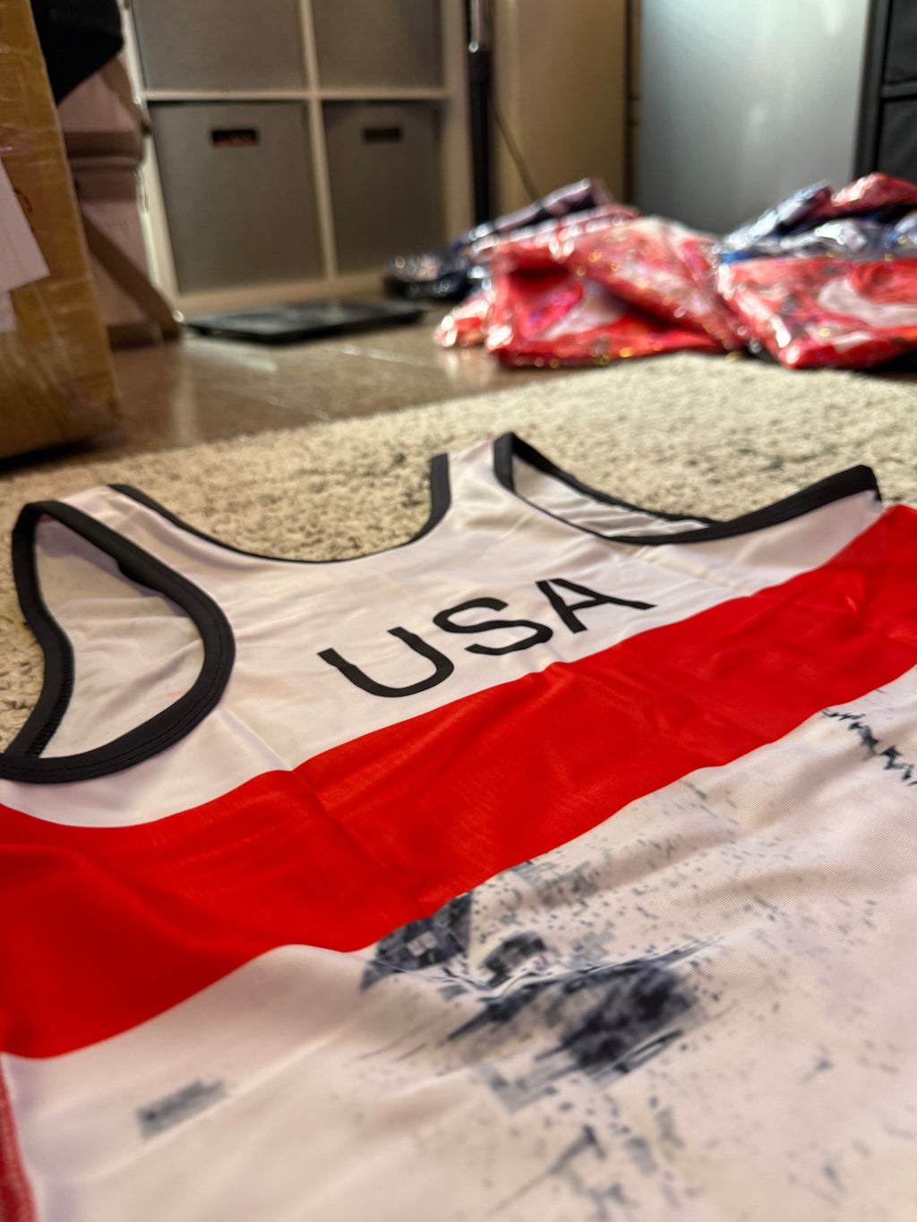 Sunkist Kids RTC Wrestling Singlet Red
