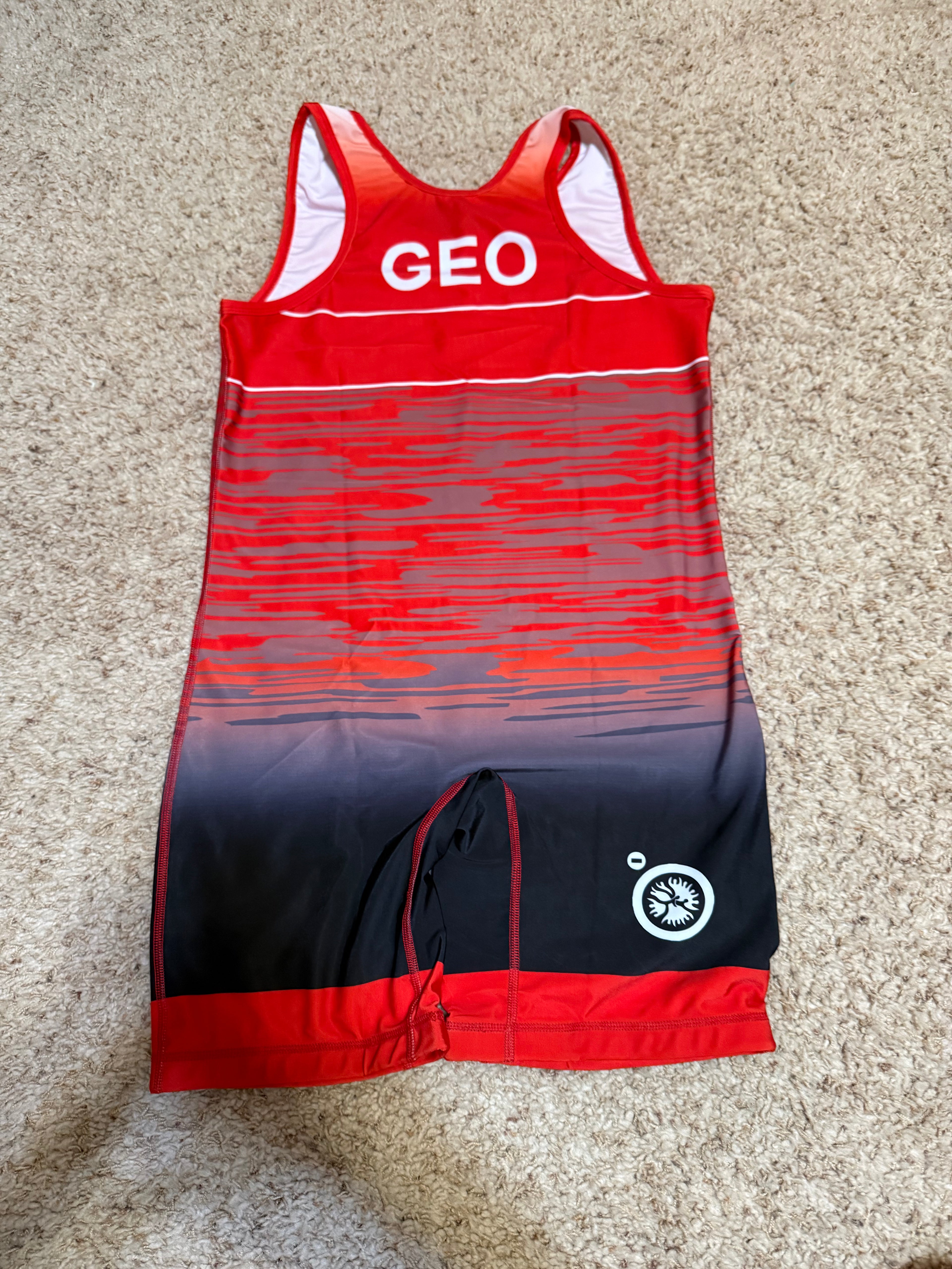 Team Georgian World Team Singlet Red