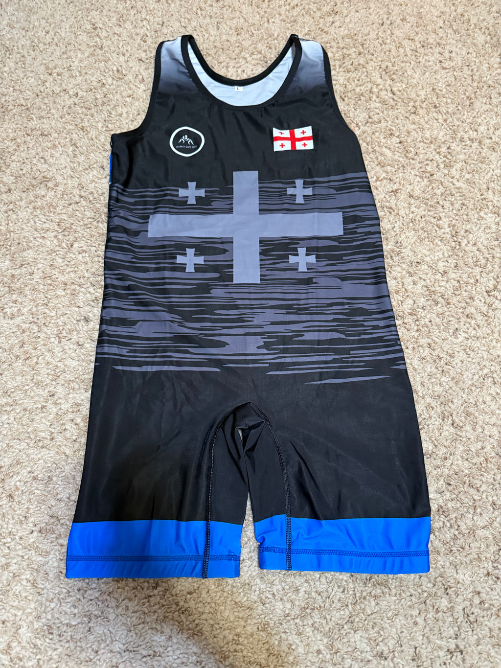 Team Georgian World Team Singlet Blue