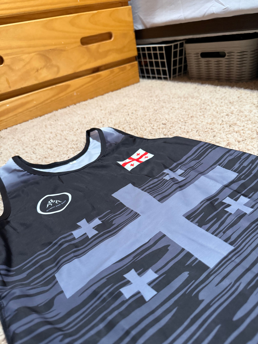 Team Georgian World Team Singlet Blue