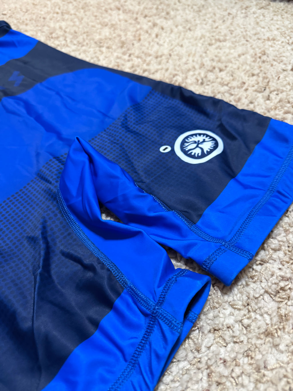 Greece World Team Wrestling Singlet Blue
