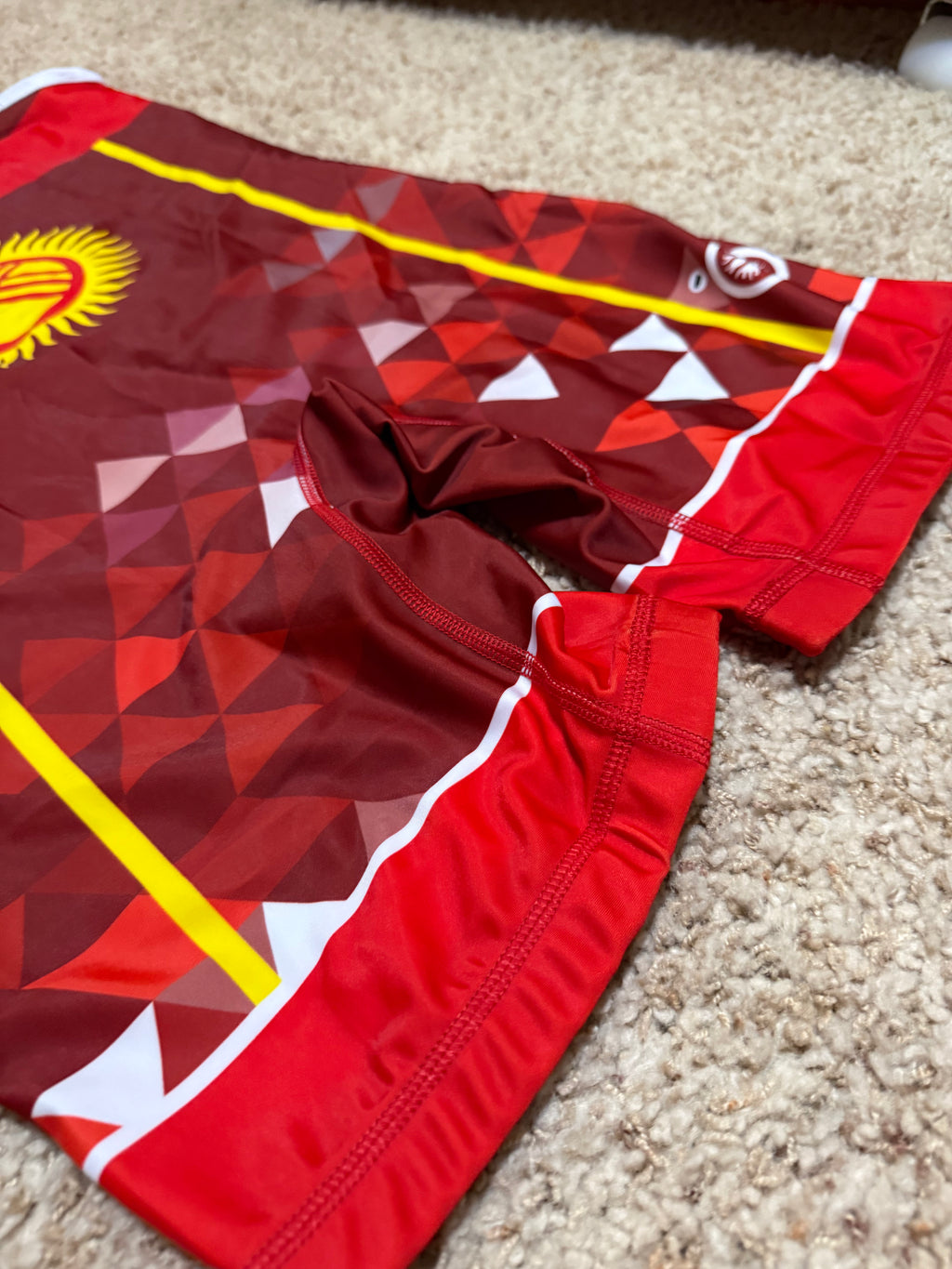 Kyrgyzstan World Team Wrestling Singlet Red
