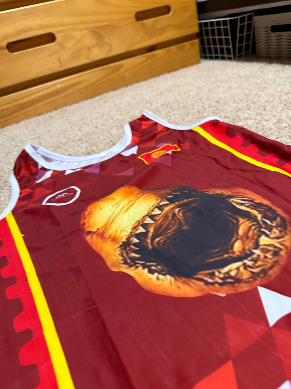Kyrgyzstan World Team Wrestling Singlet Red