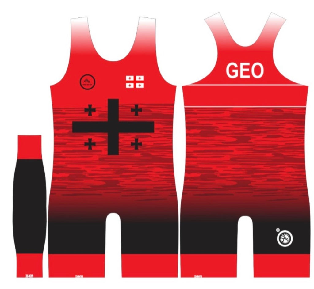Team Georgian World Team Singlet Red