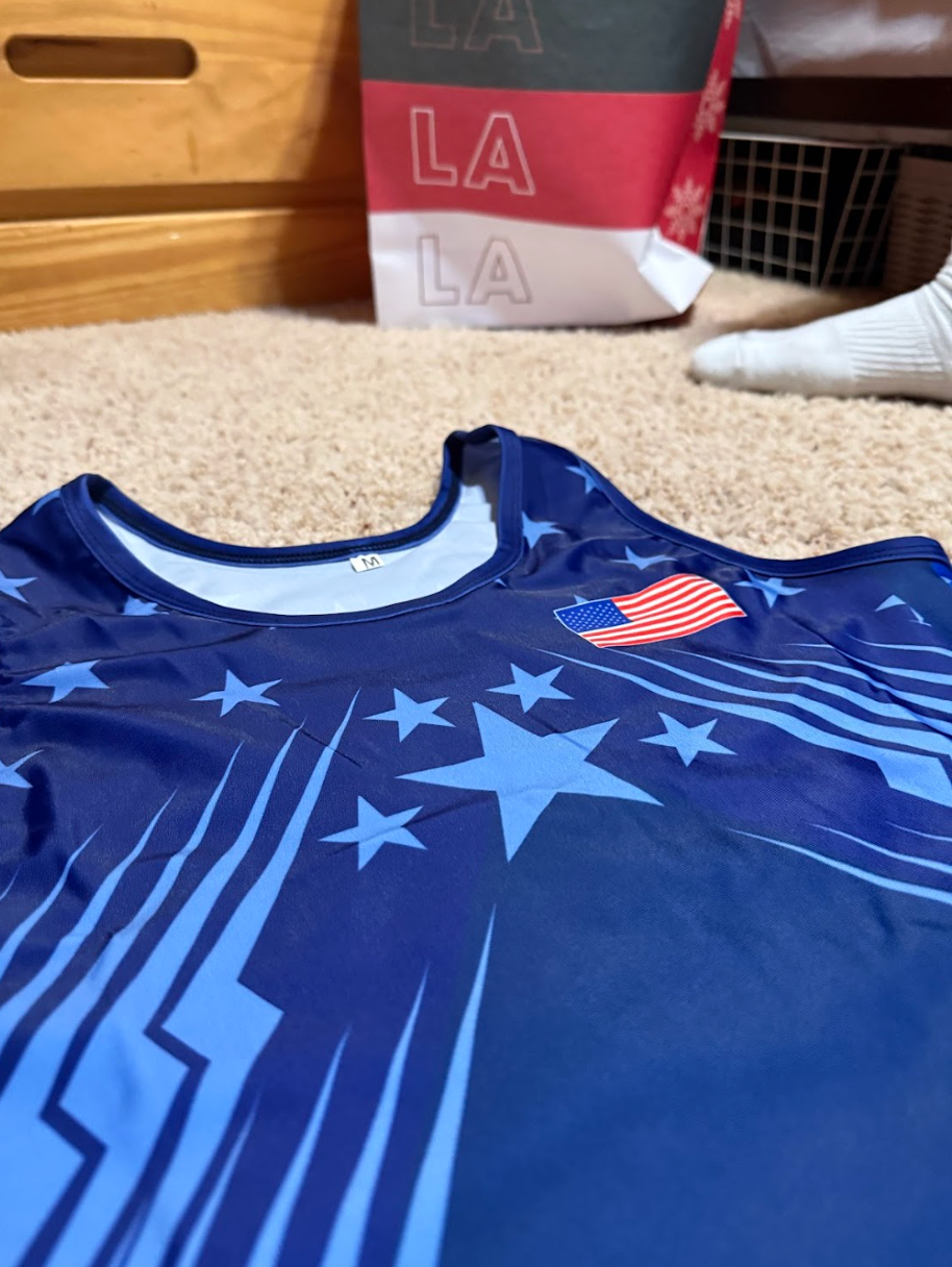 Team USA World Team Wrestling Singlet Blue