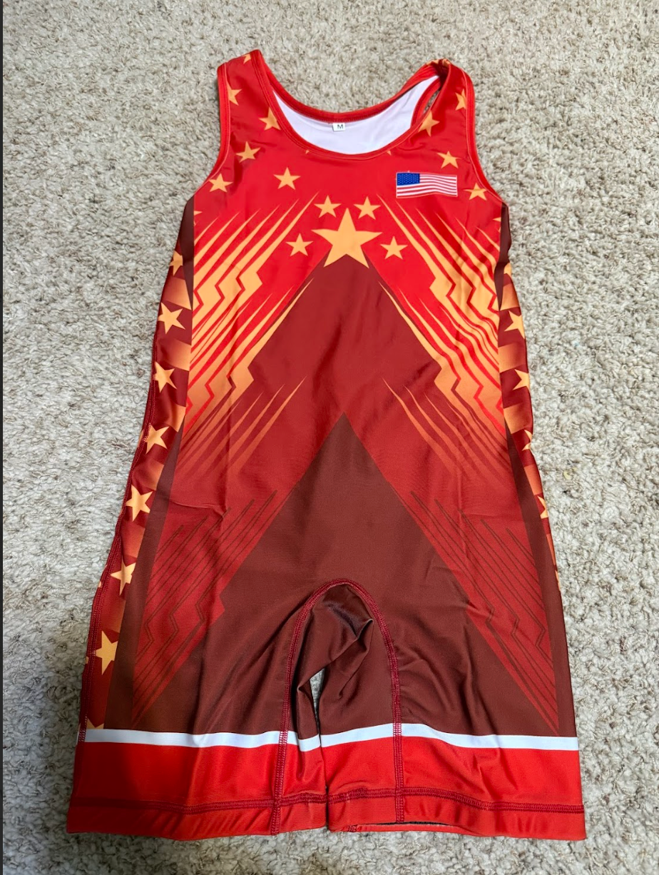 Team USA World Team Wrestling Singlet Red