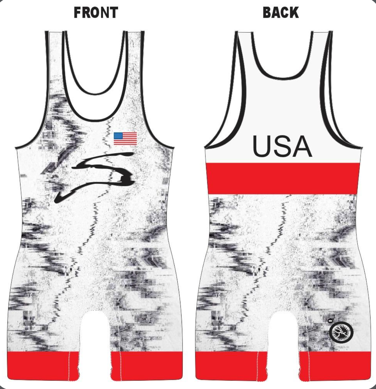 Sunkist Kids RTC Wrestling Singlet Red